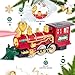 AuroTops Kids Train Set Christmas Train Set for Under The Trees Electric Train Toys for Boys Girls with Steam Locomotive Passenger Cars Cargo Cars Sounds Lights for 3 4 5 6 7 8 Years O - Image 4