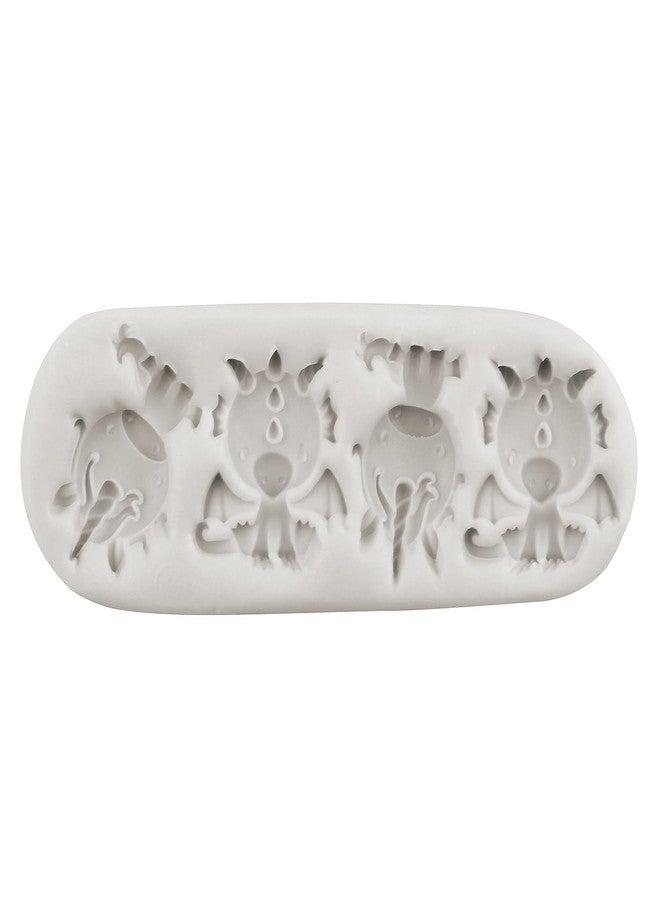 MINFEIDMS Cat Head Fox Unicorn Bear Silicone Fondant Molds For Cake Decorating Cupcake Topper Candy Chocolate Polymer Clay Gum Paste Set of 4 - Image 3