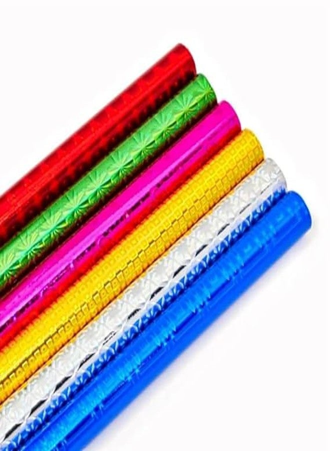 YBN Plastic Holographic Gift Wrapping Paper Sheet|Size 64 X 45 Cm |Plastic Holographic Gift Wrapping Paper Sheet-Gift Paper-Gift Wrap Roll (Pack of 50),Multicolor - Image 3