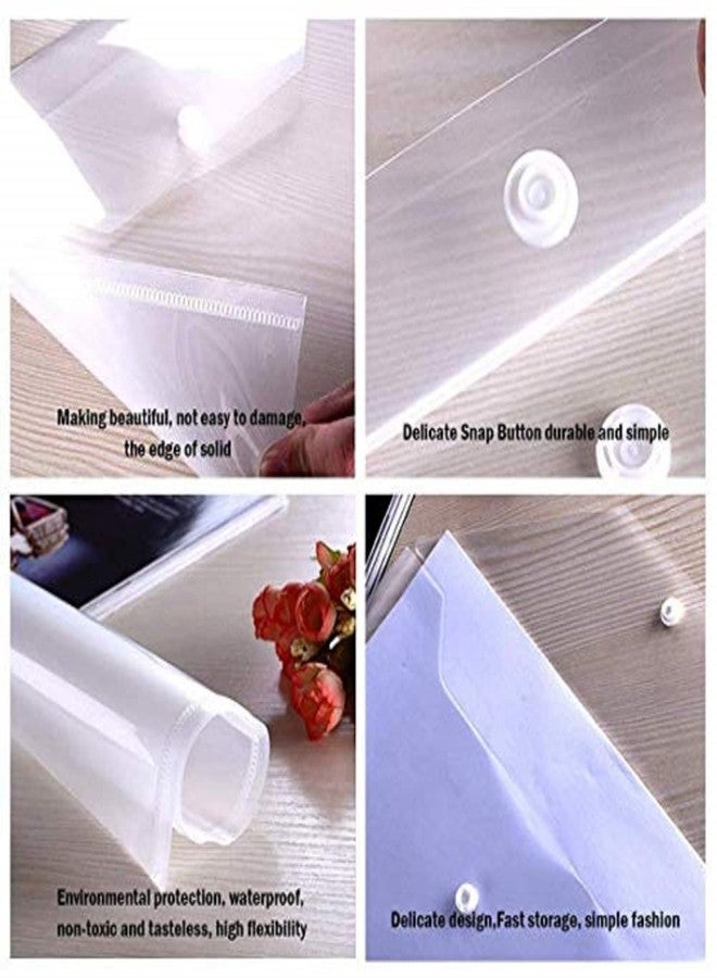 Peeplvalue مجموعة من 10 حقائب ملفات ملونة متنوعة من Peeplvalue، مقاس A4/Legal، بفتحة جانبية، وحافظة تخزين لأظرف ملونة، ومنظم بأزرار كبس، وحاوية بلاستيكية شفافة. - Image 2