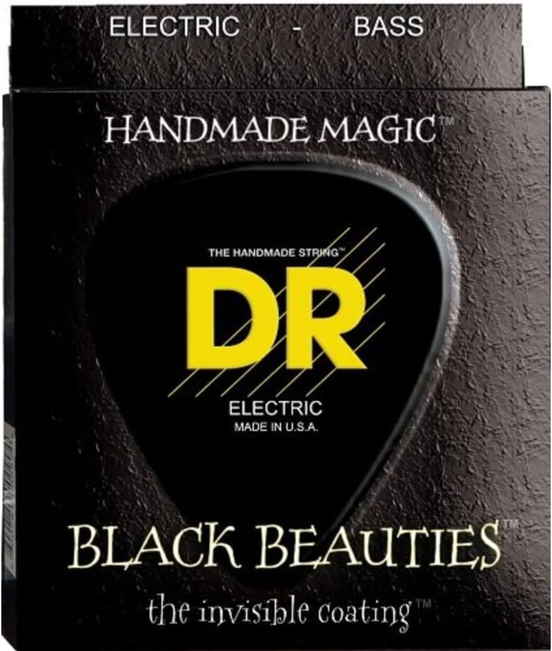أوتار الجمال الأسود™ - أوتار البيس الملونة بالأسود: ثقيلة 50-110