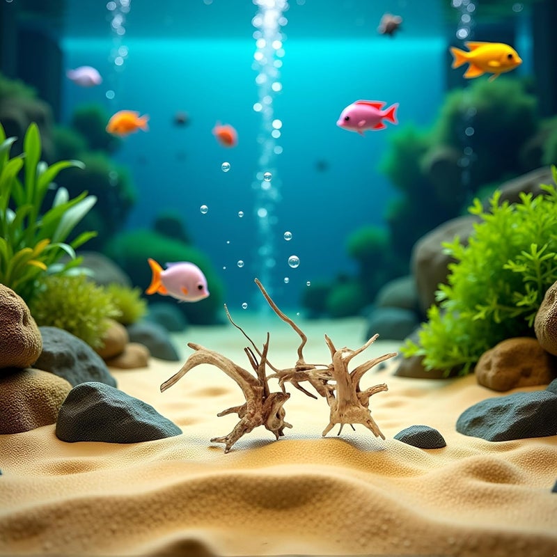 WLngtv Natural Driftwood Branches for Aquarium, 8-10 cm, Aquarium Driftwood Branches Natural Wood Reptiles Trunk Wood Fish Tank Decoration Plant Stump Ornament Landscaping Decoration - Image 3