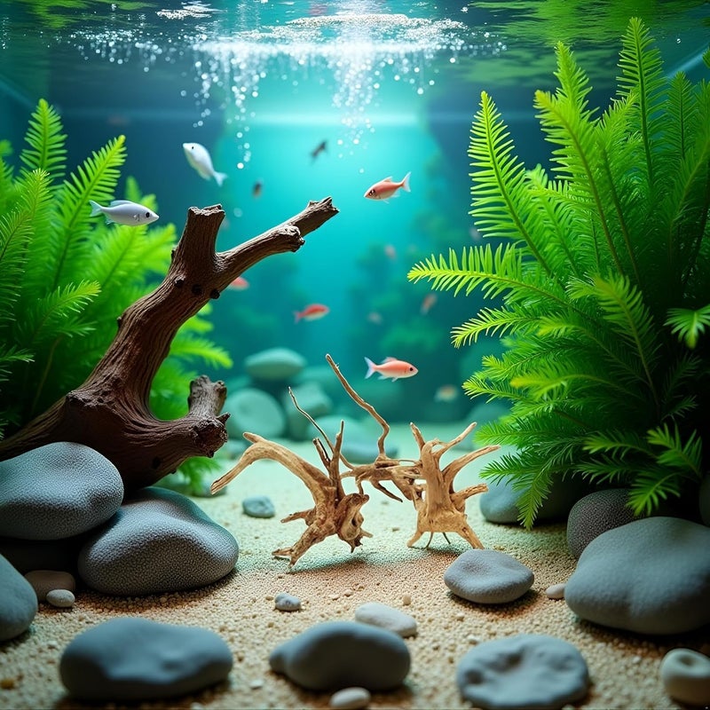 WLngtv Natural Driftwood Branches for Aquarium, 8-10 cm, Aquarium Driftwood Branches Natural Wood Reptiles Trunk Wood Fish Tank Decoration Plant Stump Ornament Landscaping Decoration - Image 1