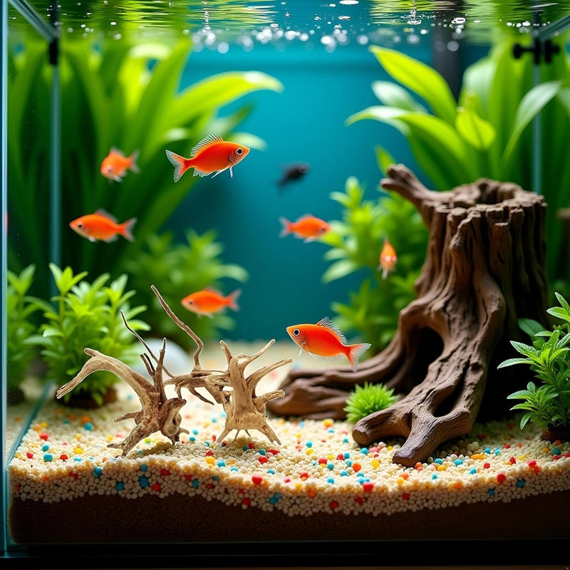 WLngtv Natural Driftwood Branches for Aquarium, 8-10 cm, Aquarium Driftwood Branches Natural Wood Reptiles Trunk Wood Fish Tank Decoration Plant Stump Ornament Landscaping Decoration - Image 2