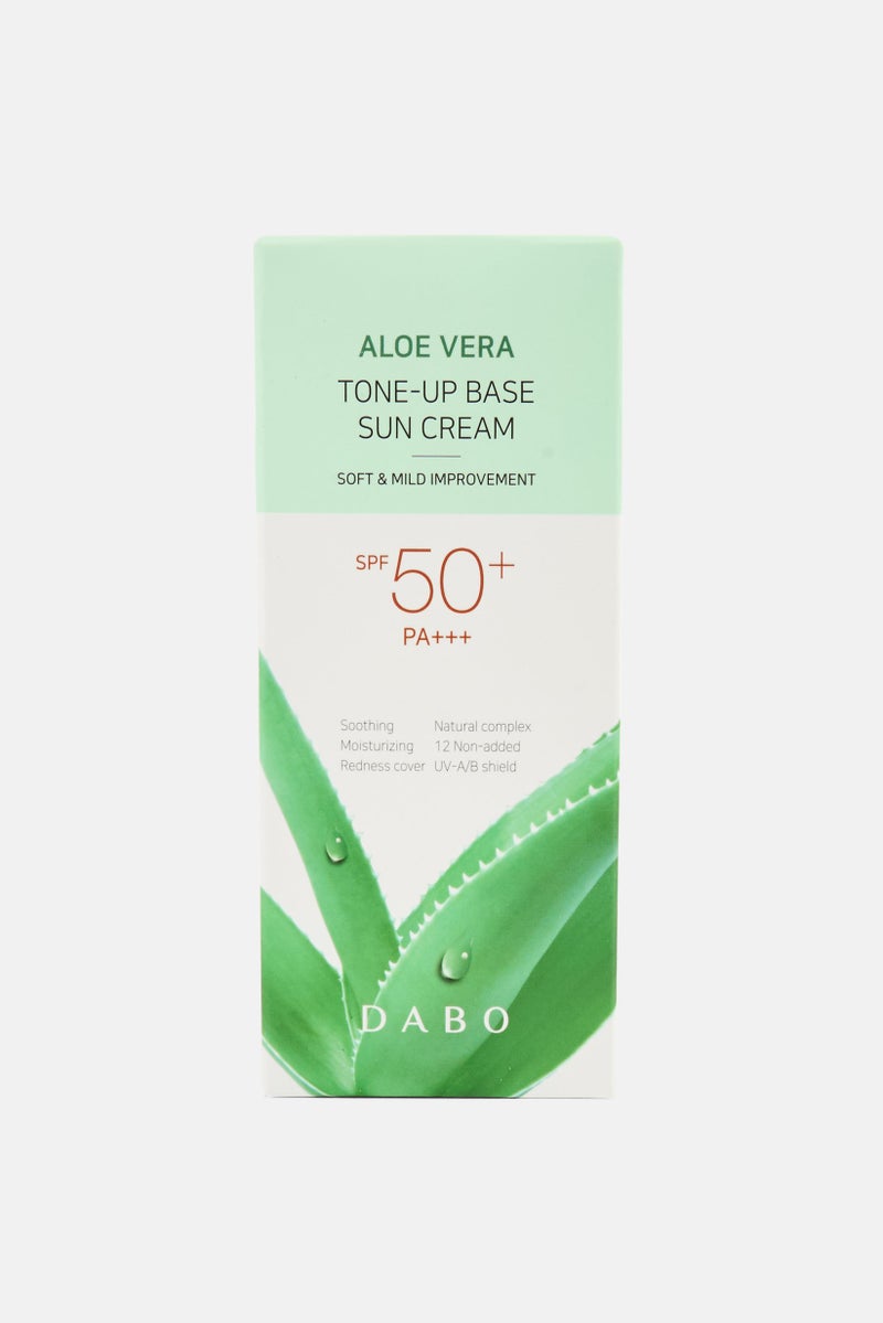 Dabo Aloe Vera Tone-Up Base Sun Cream Spf 50 Plus, 70 ml - Image 1