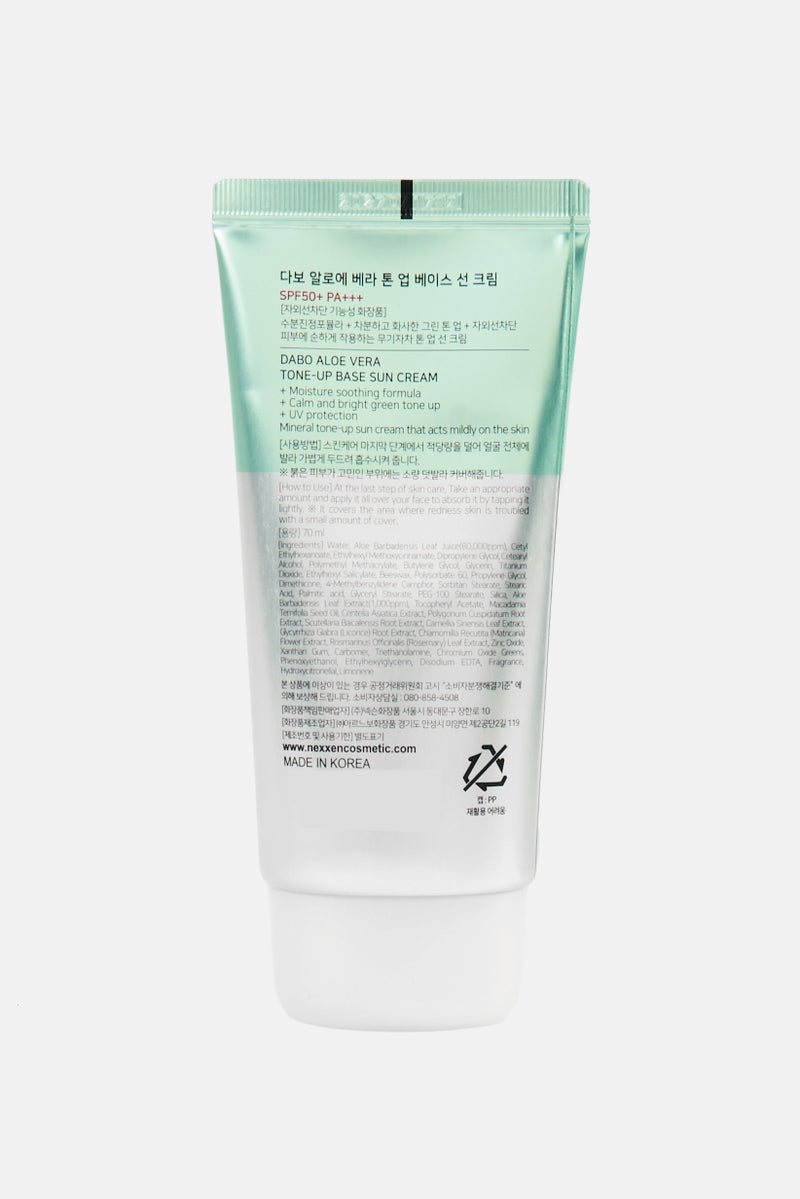 Dabo Aloe Vera Tone-Up Base Sun Cream Spf 50 Plus, 70 ml - Image 3