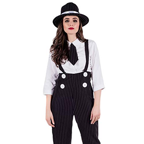 fun shack 20s Gangster Costume for Women, 1920s Mobster Outfit, Halloween Costume for Women, XL - Image 4