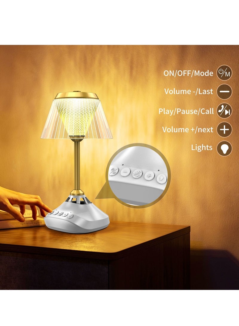 ACHAS RGB LED Desk Multicolor Lamp Wireless Bluetooth Speaker 16 Colors with Remote Control - Image 2