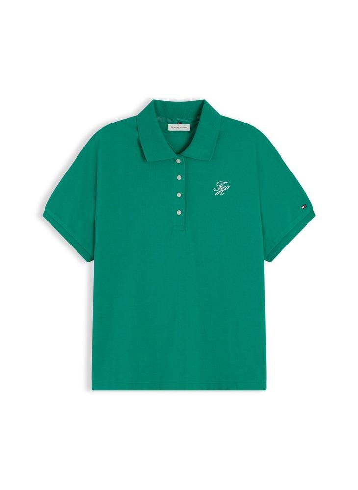 TOMMY HILFIGER Regular Fit Logo Embroidery Polo Shirt - Image 5