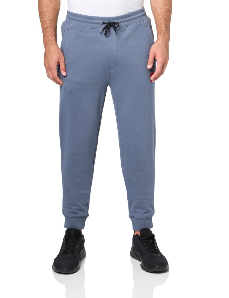HUGO Regular Fit Square Logo Jersey Drawstring Joggers