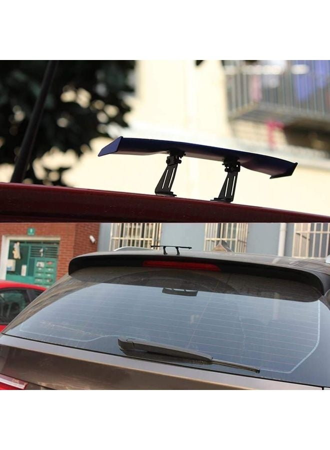 HOMESTAR Universal Car Mini Spoiler Wing, Creatiee Auto Car Tail Wing Mini Auto Carbon Fiber Texture Decoration Without Perforation Tail Decoration - Image 3