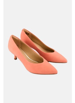 clarks Women Standard  Violet 55 Court Sip On Pumps, Peach  - Image 1