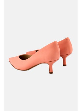 clarks Women Standard  Violet 55 Court Sip On Pumps, Peach  - Image 2