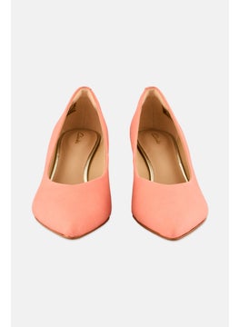clarks Women Standard  Violet 55 Court Sip On Pumps, Peach  - Image 3