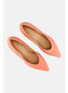 clarks Women Standard  Violet 55 Court Sip On Pumps, Peach  - Image 4