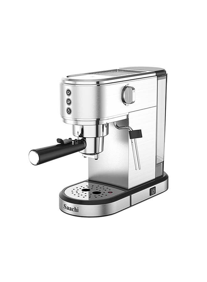 Saachi 3 In 1 Coffee Make With 20 Bar Italian ULKA Pump 1 L 1350 W NL-COF-7064-ST Grey - Image 1