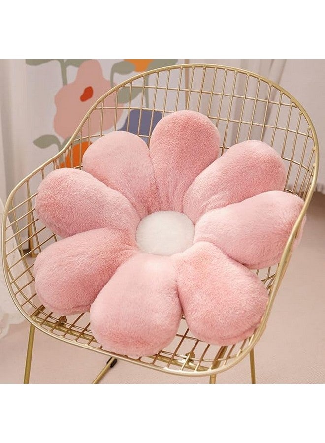 Vaishno Cute Custom Cute Flowers Plush Pillow Daisy Sofa Cushion Soft Colorful Flowers Plush s Home Sofa Decoration Gift (Pink-Color) - Image 1