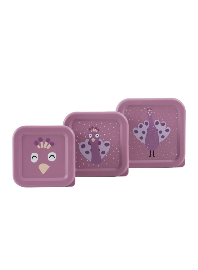 Trixie Snack Box Nesting - Set of 3 - Mrs. Peacock - Image 2