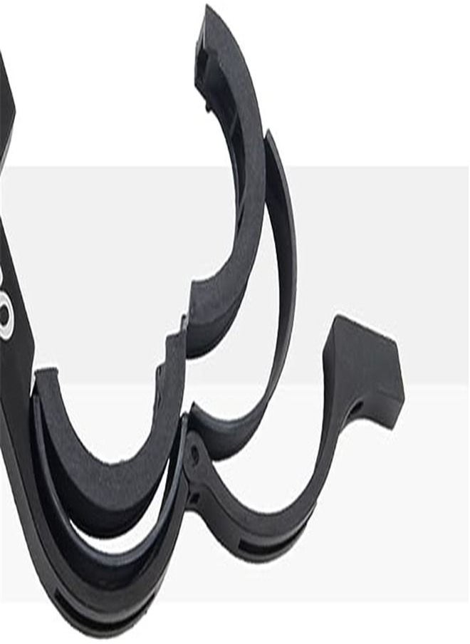 Goolsky - Goolsky  Handle Bicycle Handlebar Flashlight Holder Handle Bar Bicycle Accessories Extender Mount Bracket 20cm for Moutain Bikes Scooter Easy to Install and Durable (Color : Black) - Image 1