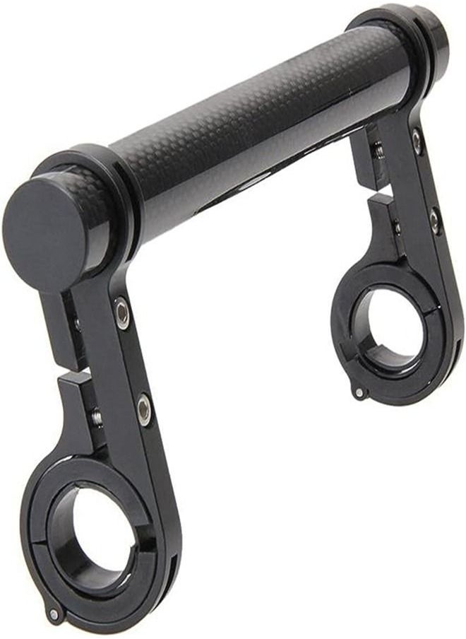 Goolsky - Goolsky  Handle Bicycle Handlebar Flashlight Holder Handle Bar Bicycle Accessories Extender Mount Bracket 20cm for Moutain Bikes Scooter Easy to Install and Durable (Color : Black) - Image 1