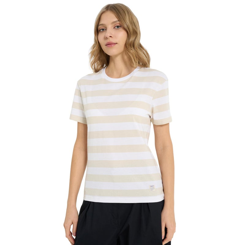 Termit Women's 3-Pack T-Shirts – Striped Design, Comfortable Cotton Fabric, Relaxed Fit, Perfect for Active Days & Everyday Wear - Image 3