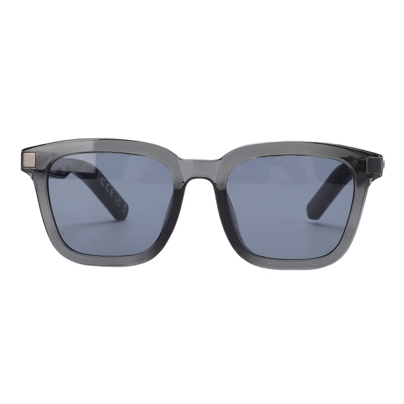 Smart Sunglasses AI Translator Bluetooth Music Call Semi Transparent Gray Frame Smart Glasses for Travel - Image 5