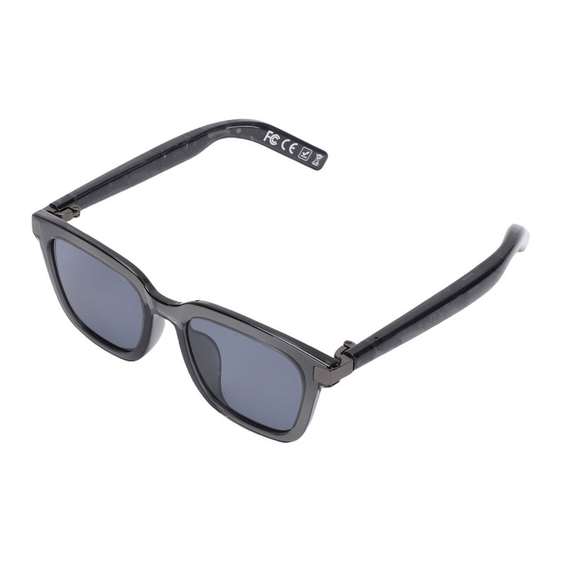 Smart Sunglasses AI Translator Bluetooth Music Call Semi Transparent Gray Frame Smart Glasses for Travel - Image 3