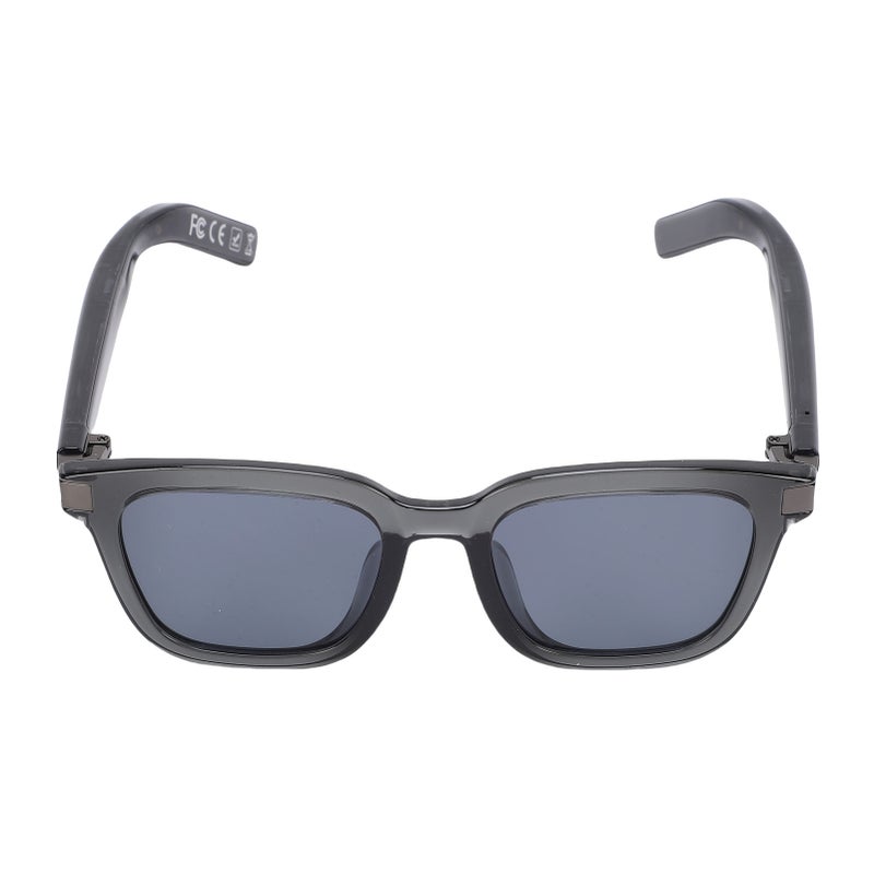 Smart Sunglasses AI Translator Bluetooth Music Call Semi Transparent Gray Frame Smart Glasses for Travel - Image 2