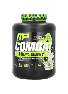 MusclePharm MusclePharm, Combat 100% Whey, Banana Milk, 5 lb (2.25 kg)  - Image 1