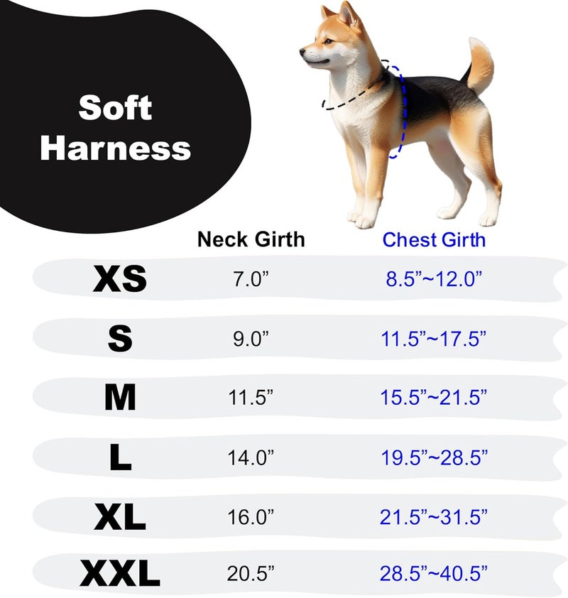 Puppia Soft Harness for Dogs, Grey, Size S - Image 5