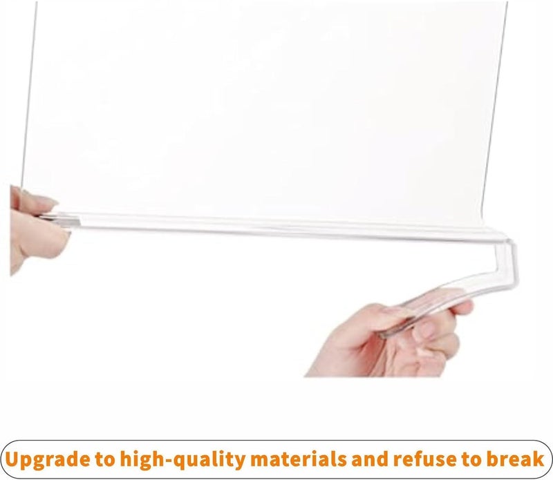 Clear Acrylic Shelf Dividers for Closets - Set of 4 - Image 3