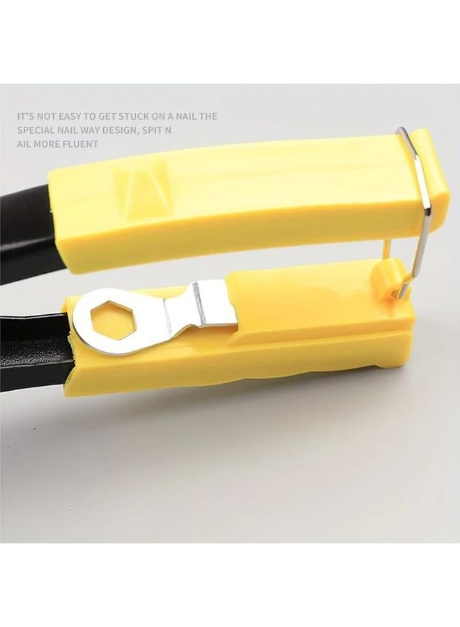 Yellow Manual Pop Rivet Gun Aluminum Alloy Household Tool Nailer Pliers - Image 5
