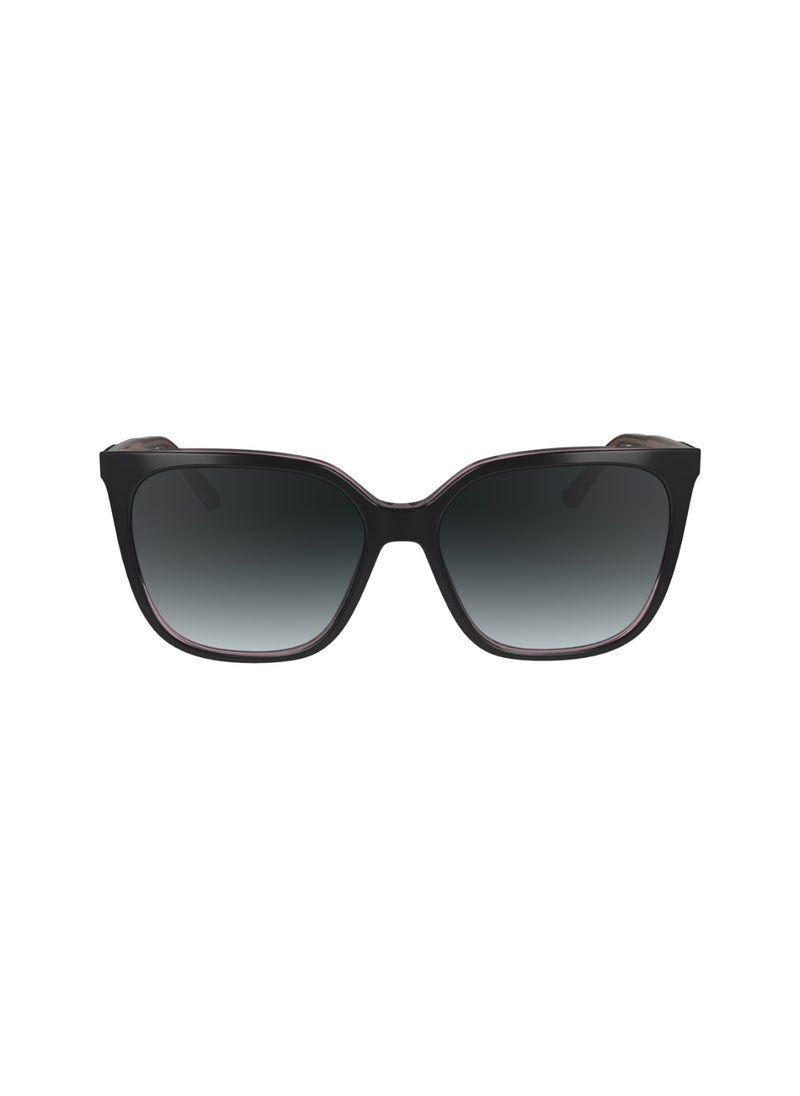 CALVIN KLEIN FULL RIM ACETATE MODIFIED RECTANGLE CALVIN KLEIN SUN CK24509S  5616 (012) BLACK/PINK  - Image 1