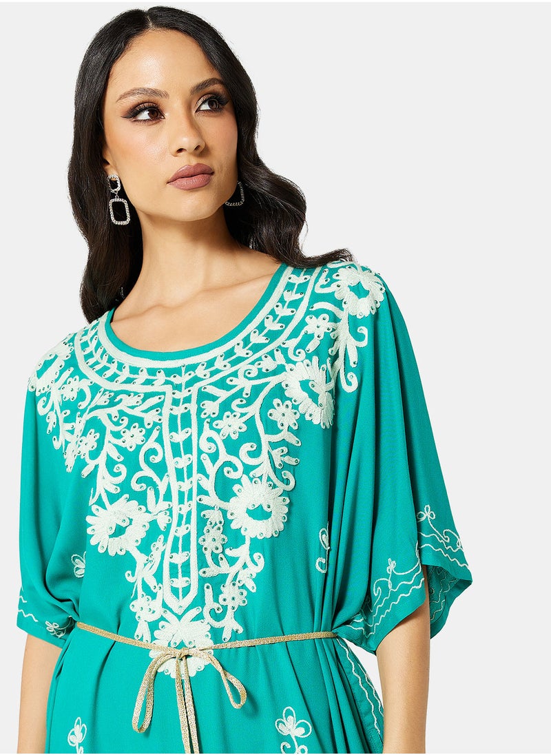 ARABIAN CLOSET EMBROIDERED KAFTAN  - Image 4