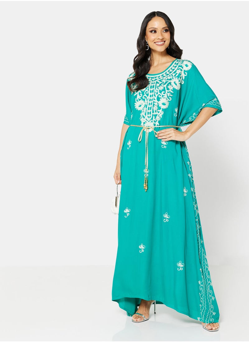 ARABIAN CLOSET EMBROIDERED KAFTAN  - Image 5