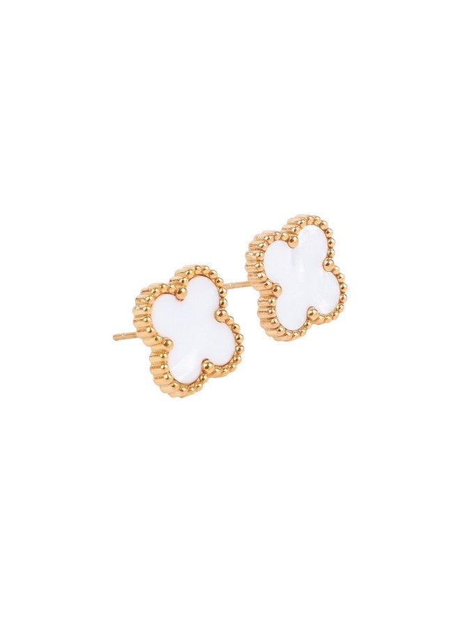 SALTY Anti Tarnish Champagne Wishes Studs Earrings Set for Women | Stylish Fashion Jewellery | Accessories for Girls | Minimal Jewelry | Ideal for Gifting - Image 1