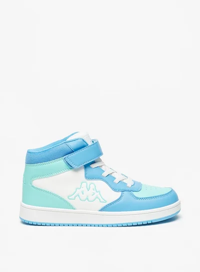 Kappa Girls' High Top Casual Sneakers With Hook And Loop Closure