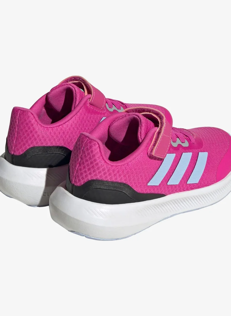 adidas أحذية رياضية برباط مرن وشريط علوي ران فالكون .