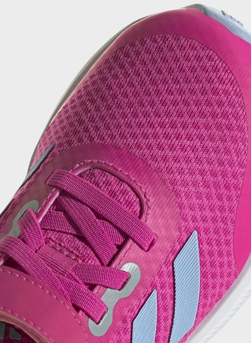 adidas أحذية رياضية برباط مرن وشريط علوي ران فالكون .