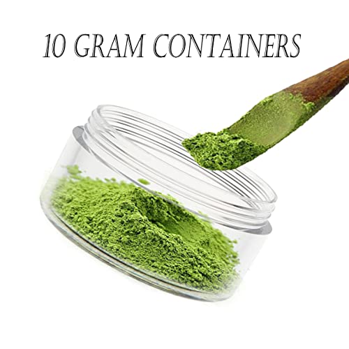 ZEJIA 10 Gram Sample Containers, 20 Count Cosmetic Containers with Lids, Refillable Empty Sample Jars, Small Plastic Containers with Lids (Black) - Image 5