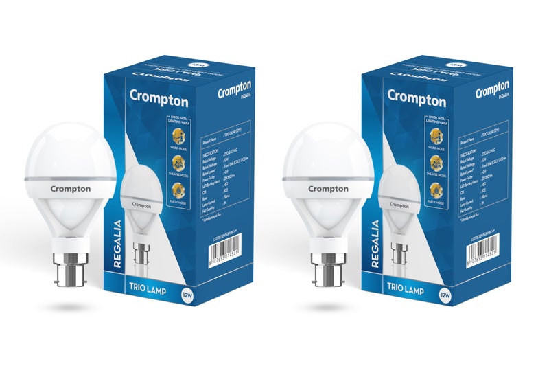 Crompton Trio Lamp with Indirect Lightning Mode Pack of 2 - Image 5