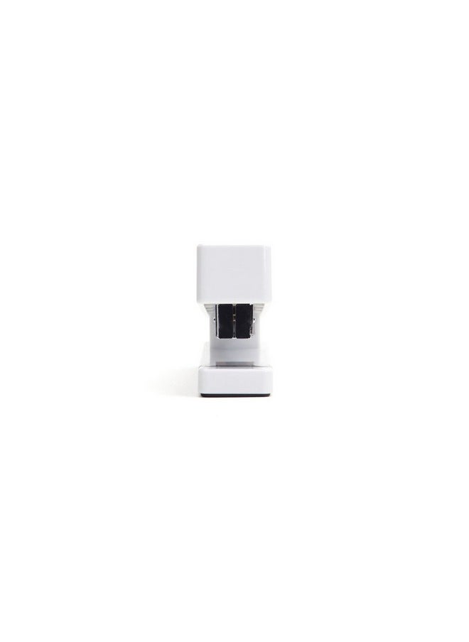 Poppin - Stapler - The Original Modern Desk Stapler, Office Supplies, Office Desk Accessories, Lacquer Design, Solid Steel Anvil, Multiple Colors Available (White) - Image 1
