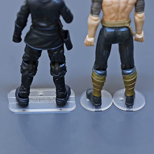 FIGURESLAB 28PCS Action Figure Display Stand 6inch with Peg Base for Action Figures Support Stands Compatible with Mavel Legends SeriesGiJeo Classified SeriesD CMo tu Models 112 Scale Mix Square Round - Image 1