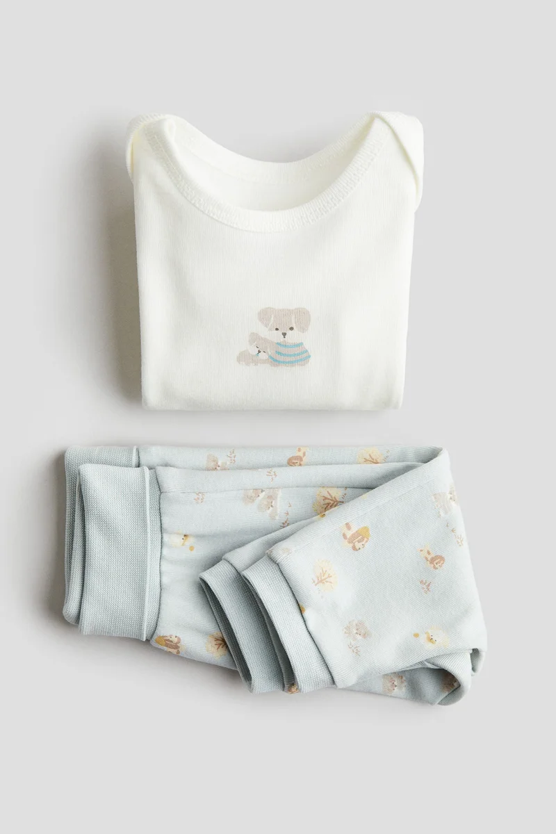 اتش اند ام 2-piece cotton set