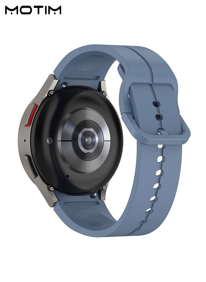 Motim Watch Band 20mm Compatible with Samsung Galaxy Watch 6/6 classic/5/5 PRO/4/4 classic, Soft Silicone Waterproof Replacement Strap Accessories, Sport Strap Quick Release Strap  - Image 1