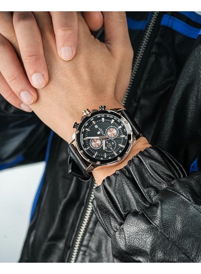 Sapphero Watches for Men Chronograph Quartz Men Watches Gift for Men - Image 3