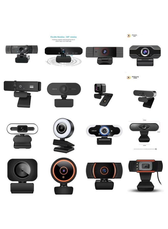 High Definition 480p 720p 1080p Computer Webcam Usb Web Camera For Online Classes Conferences Live Broadcasts-Color:480P - Image 1