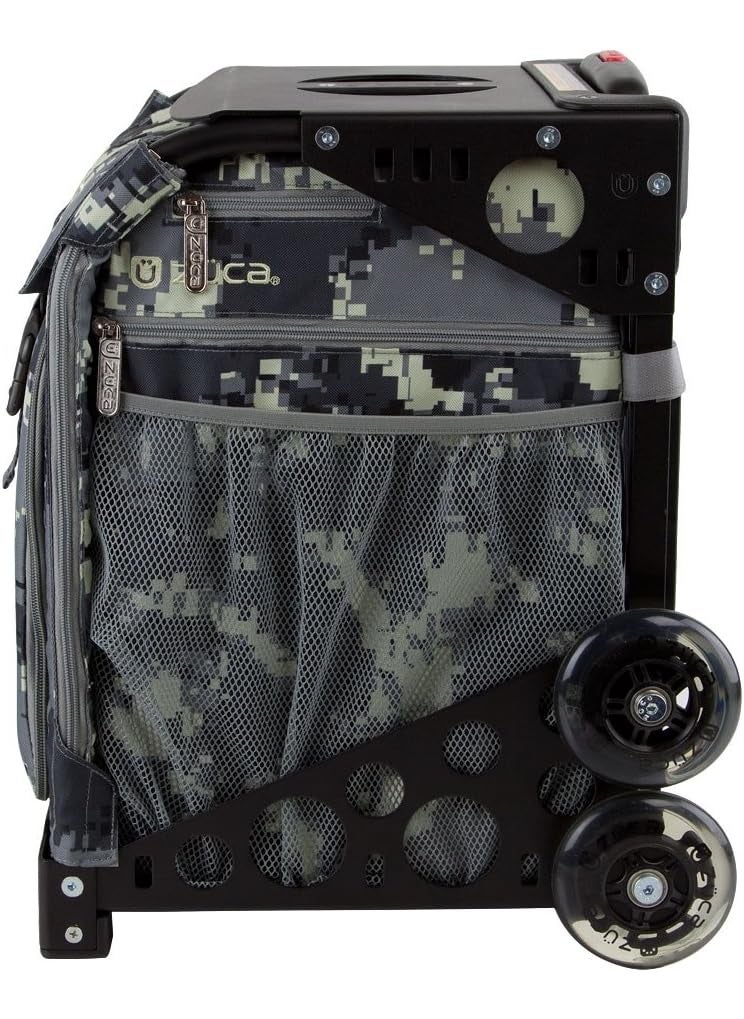 ZUCA ZUCA Anaconda Sport Insert Bag with Black Frame NonFlashing Wheels and Special Set of 5 Packing Pouches  Toiletry Bag Bundle  - Image 3