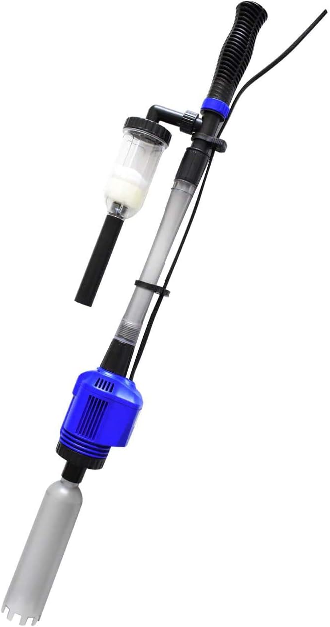 TAME 220V Powerful Suction Aquarium Electric Syphon Operated Fish Tank Sand Washer Vacuum Gravel Water Changer Siphon Filter Cleaner - Image 1