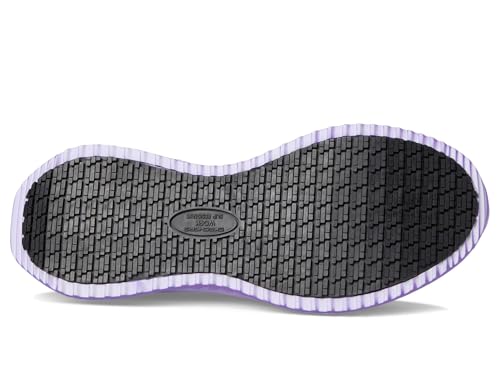 Skechers Ins Work: Tilido-Ombray Women's Slip Resistant Bungee Sneakers Industrial Shoe, Black/Purple, 6 - Image 4